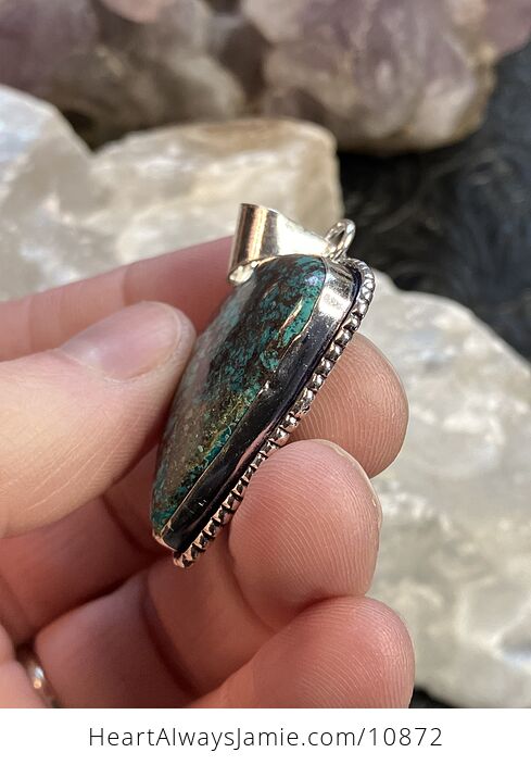 Chrysocolla Stone Crystal Pendant Jewelry - #j06qWevLeDk-4