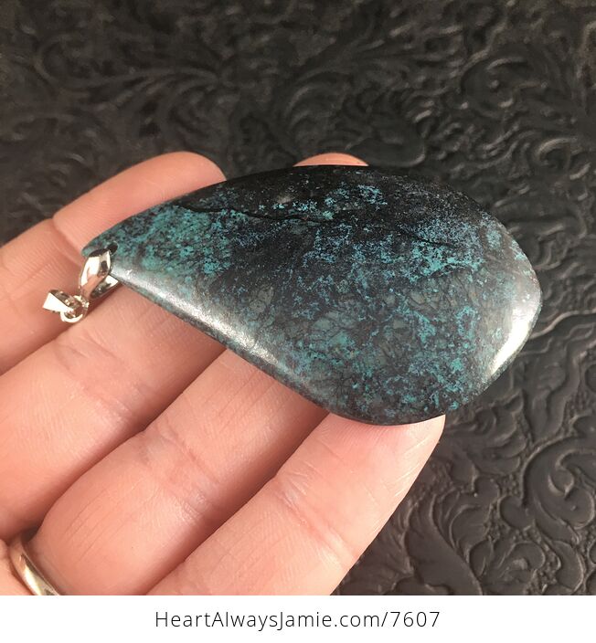 Chrysocolla Stone Pendant Jewelry - #brE0YpIxsiE-4