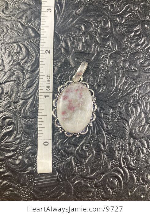 Cinnabrite Cinnabar in Scapolite and Quartz Matrix Stone Crystal Stone Jewelry Pendant - #8SrAQxHLJHA-4