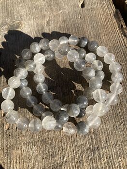 Cloudy Quartz King of Healing Stone 8mm Natural Gemstone Beaded Crystal Jewelry Bracelet #WSAm4IhDl6U