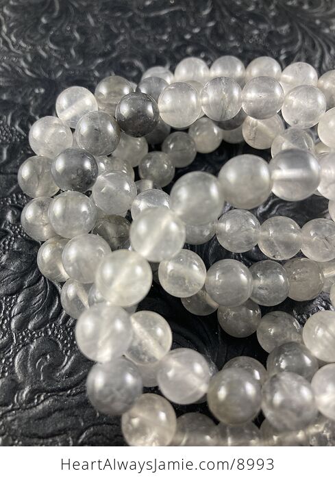 Cloudy Quartz King of Healing Stone 8mm Natural Gemstone Beaded Crystal Jewelry Bracelet - #WSAm4IhDl6U-7