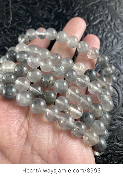 Cloudy Quartz King of Healing Stone 8mm Natural Gemstone Beaded Crystal Jewelry Bracelet - #WSAm4IhDl6U-5