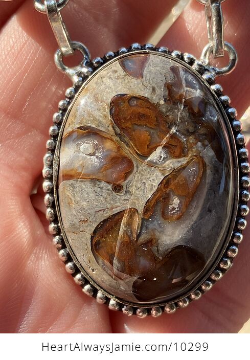 Coffee Bean Jasper Druzy Stone Jewelry Necklace - #sUhedaVfikk-1