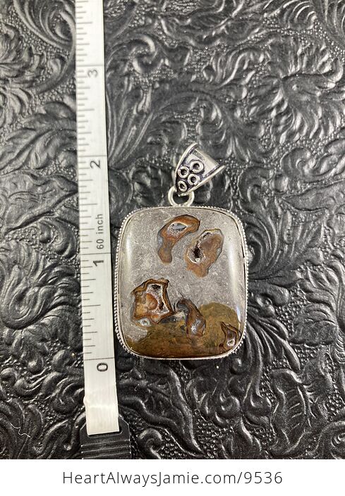 Coffee Bean Jasper Druzy Stone Jewelry Pendant - #FFpAUqORYdk-6