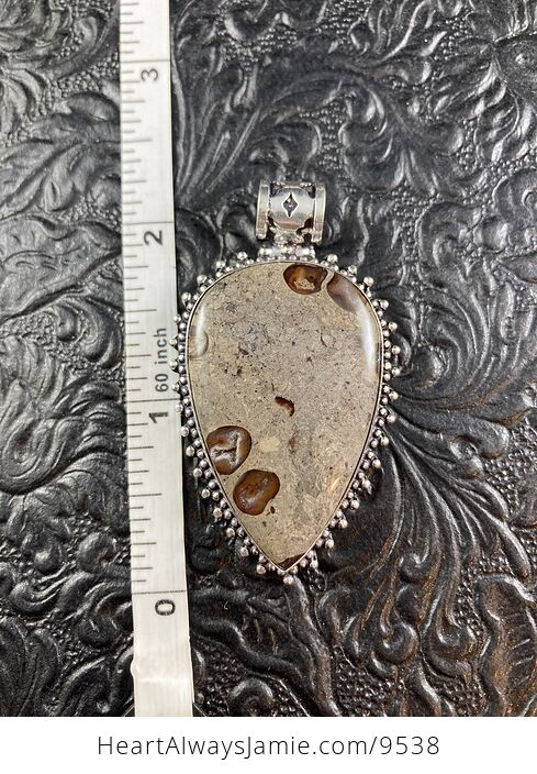 Coffee Bean Jasper Druzy Stone Jewelry Pendant - #TMnRXvnftSQ-5