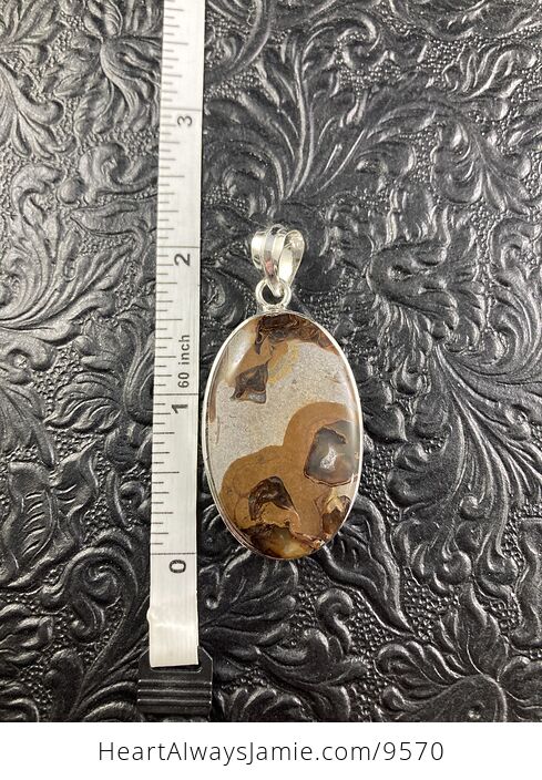 Coffee Bean Jasper Druzy Stone Jewelry Pendant - #Uta5gOjlURI-5