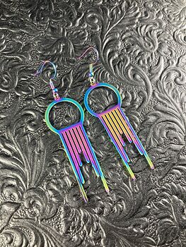 Colorful Chameleon Metal Earrings #zqfdBeWrAko