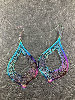 Colorful Chameleon Metal Fancy Earrings #17CRUM4nzEE