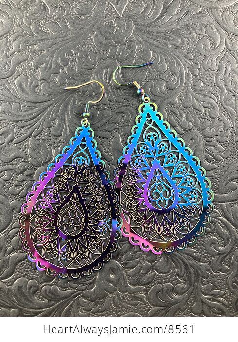 Colorful Chameleon Metal Fancy Earrings - #TZ6Yw7c61q4-3