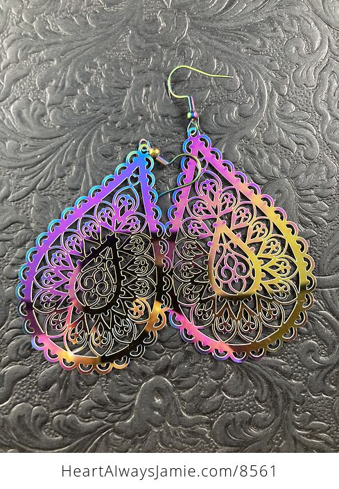 Colorful Chameleon Metal Fancy Earrings - #TZ6Yw7c61q4-1