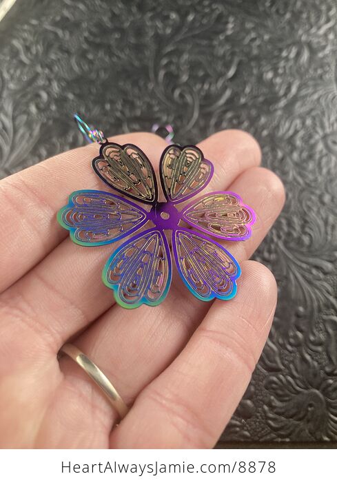 Colorful Chameleon Metal Flower or Snowflake Earrings - #cAxbUSsJ7zY-5