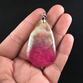 Colorful Druzy Agate Stone Jewelry Pendant #cnYhstAW5ds
