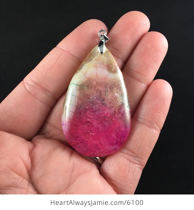 Colorful Druzy Agate Stone Jewelry Pendant - #cnYhstAW5ds-1