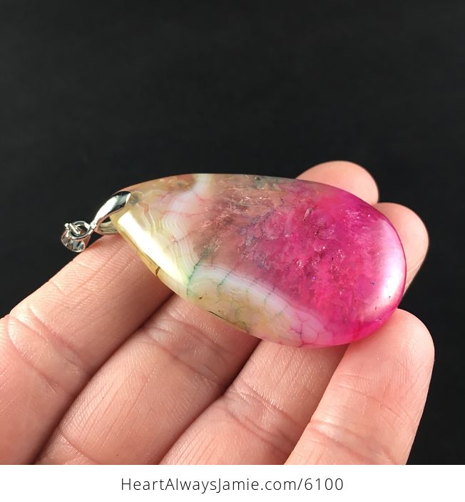 Colorful Druzy Agate Stone Jewelry Pendant - #cnYhstAW5ds-4