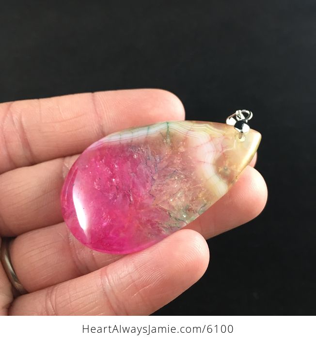 Colorful Druzy Agate Stone Jewelry Pendant - #cnYhstAW5ds-3
