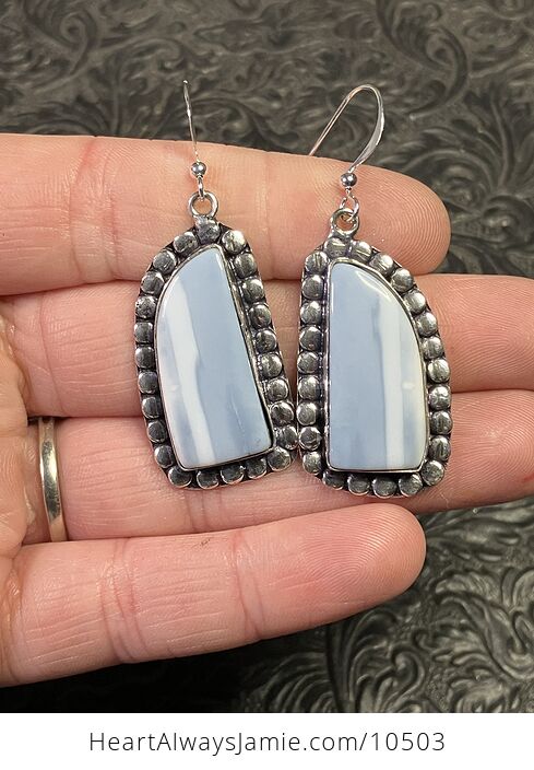 Common Blue Opal Crystal Jewelry Gemstone Earrings - #P1K7APBwHWQ-1