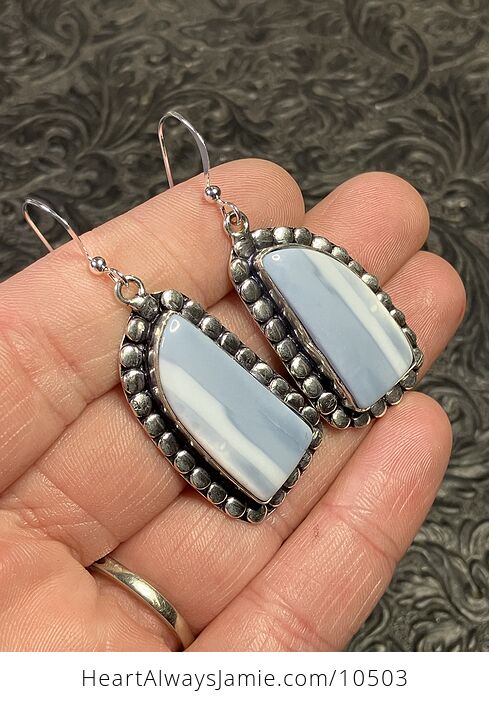 Common Blue Opal Crystal Jewelry Gemstone Earrings - #P1K7APBwHWQ-2