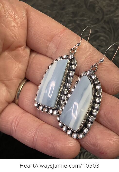 Common Blue Opal Crystal Jewelry Gemstone Earrings - #P1K7APBwHWQ-3