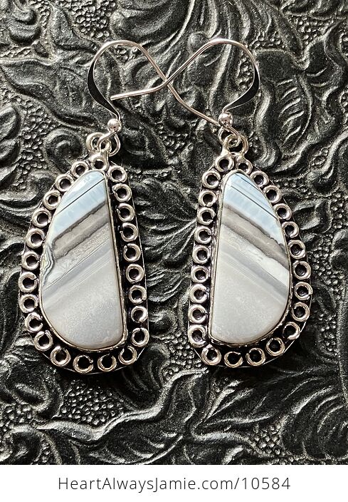 Common Blue Opal Crystal Jewelry Gemstone Earrings - #g42kNs07ksU-2