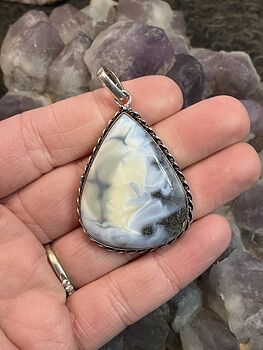 Common Blue Opal Crystal Stone Jewelry Pendant #4SgxRV2rHyw
