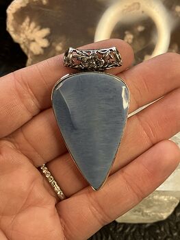 Common Blue Opal Crystal Stone Jewelry Pendant #Tf0veAoUdqU