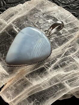 Common Blue Opal Crystal Stone Jewelry Pendant #Y29uHSw0evc