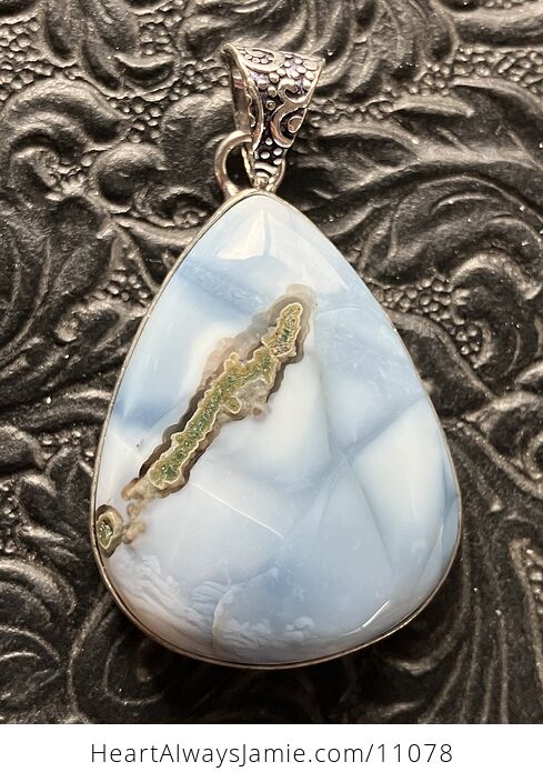 Common Blue Opal Crystal Stone Jewelry Pendant - #0Ihje7XBeFY-6