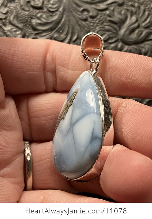 Common Blue Opal Crystal Stone Jewelry Pendant - #0Ihje7XBeFY-3