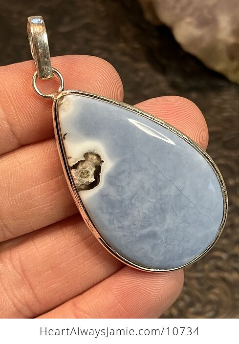 Common Blue Opal Crystal Stone Jewelry Pendant - #BoDq1rV9mns-2
