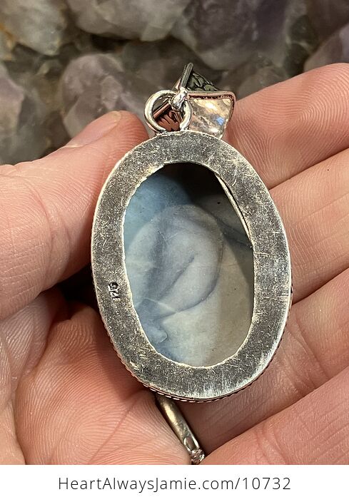 Common Blue Opal Crystal Stone Jewelry Pendant - #QQ8fEumtEnU-5