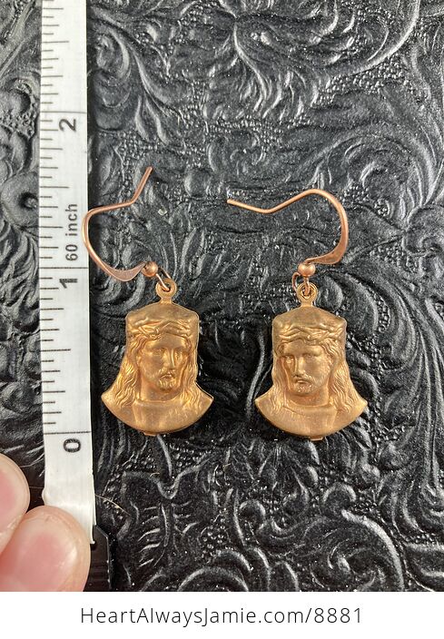 Copper Jesus Earrings - #c3ze7ZRULYA-4