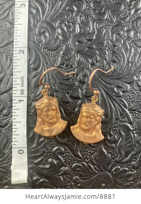 Copper Jesus Earrings - #c3ze7ZRULYA-6