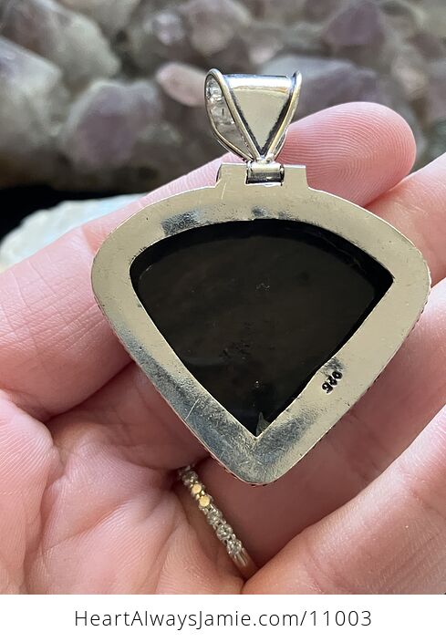 Copper Sheen Obsidian Crystal Stone Jewelry Pendant - #GINTvmGYgAQ-5