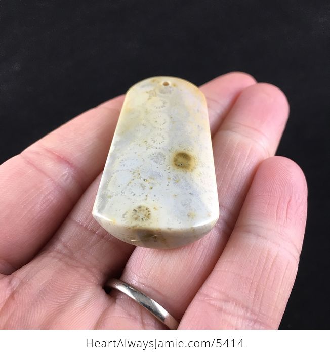Coral Fossil Stone Jewelry Pendant - #apXccKg7vHA-7