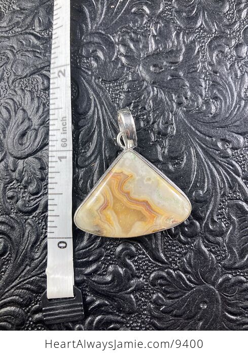 Crazy Lace Agate Crystal Stone Jewelry Pendant - #PEjHHnxV6JE-2