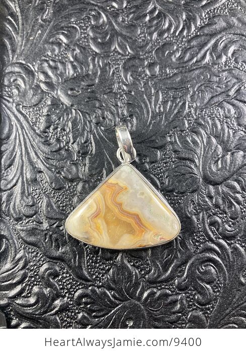 Crazy Lace Agate Crystal Stone Jewelry Pendant - #PEjHHnxV6JE-1