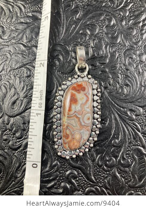 Crazy Lace Agate Crystal Stone Jewelry Pendant - #gYMYIccY17w-1