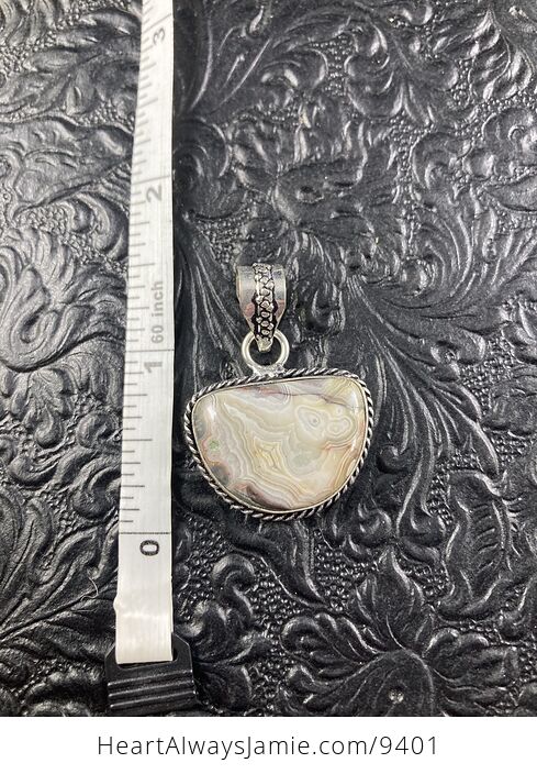 Crazy Lace Agate Crystal Stone Jewelry Pendant - #t7ld1x25pV0-2