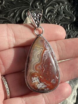 Crazy Lace Agate Pendant Stone Crystal Jewelry #LDkOdF3uACw