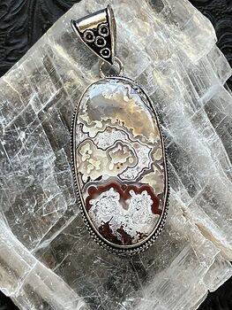 Crazy Lace Agate Stone Crystal Jewelry Pendant #sCL6XVJ5dcA