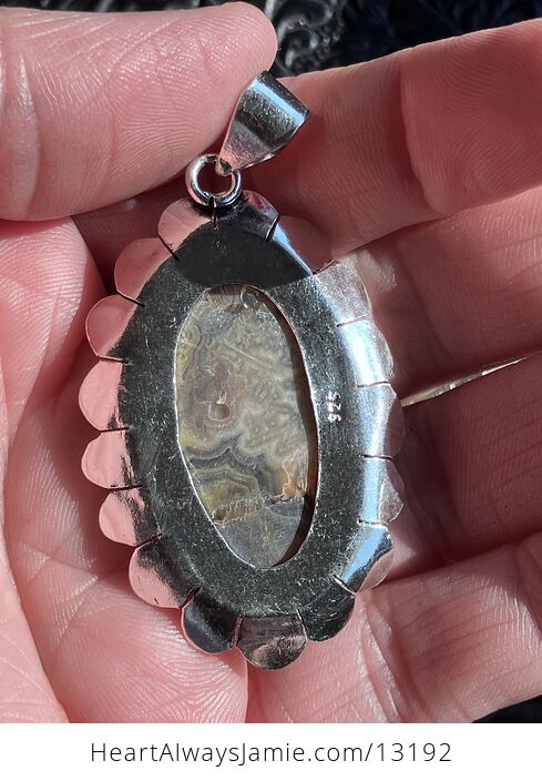 Crazy Lace Agate Stone Crystal Jewelry Pendant - #L9HRPdghnsw-4