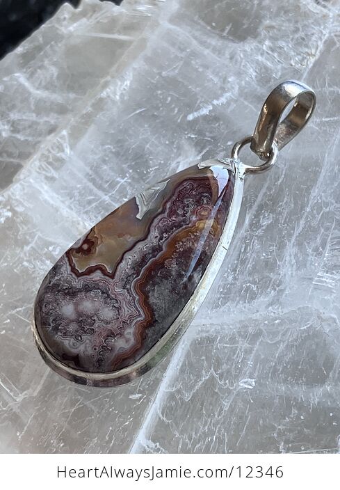 Crazy Lace Agate Stone Crystal Jewelry Pendant - #dy8ov2D7Q5g-6