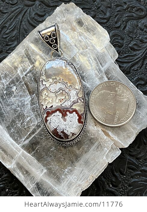Crazy Lace Agate Stone Crystal Jewelry Pendant - #sCL6XVJ5dcA-5