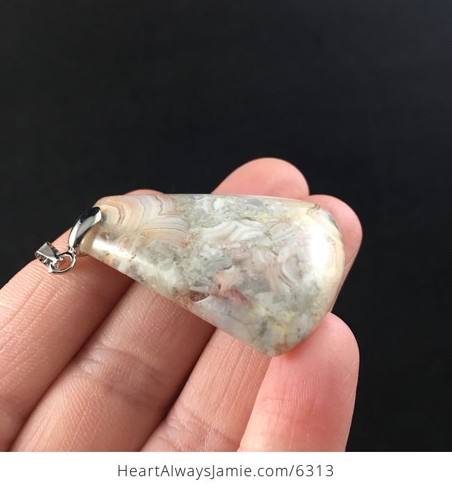 Crazy Lace Agate Stone Jewelry Pendant - #8pjjwVuamoE-4