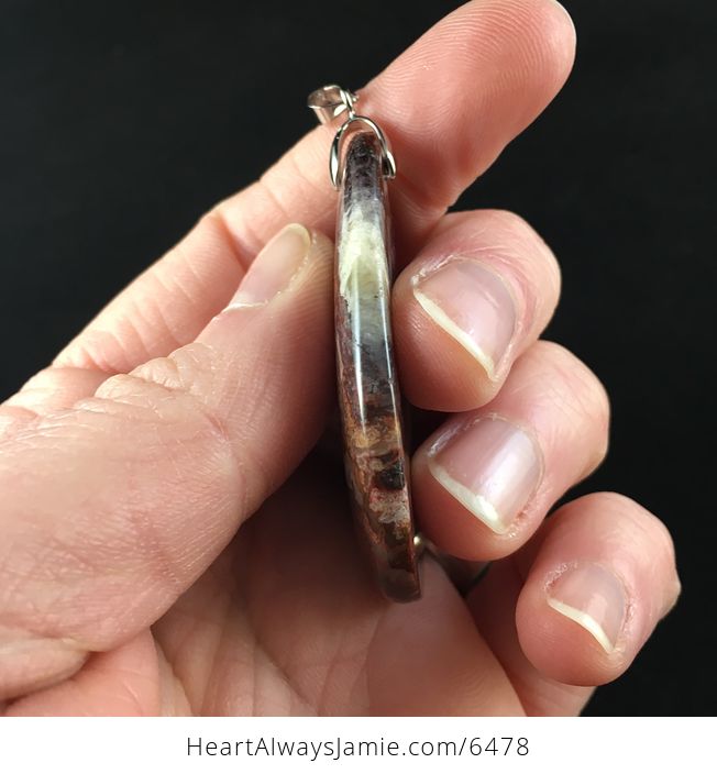 Crazy Lace Agate Stone Jewelry Pendant - #WpHwUFLdg80-5