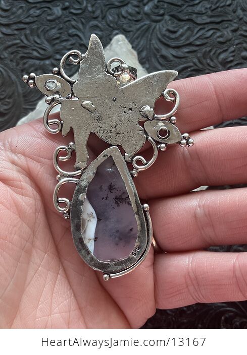 Dendritic Agate Opal Fairy Pendant Stone Crystal Jewelry - #SN5ymioqMS4-7