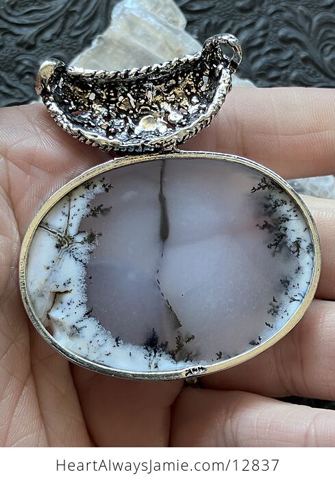 Dendritic Opal Agate Chalcedony Crystal Stone Jewelry Pendant Chip Discount - #qd8PEzs4SF0-5