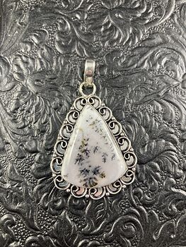 Dendritic Opal Crystal Stone Jewelry Pendant #QTYLOAij3zw