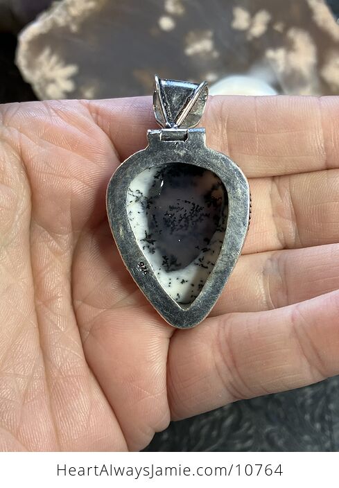 Dendritic Opal Crystal Stone Jewelry Pendant - #uh1RapPQJhw-5