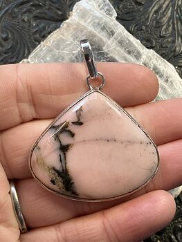 Dendritic Peruvian Pink Opal Crystal Stone Jewelry Pendant Scuff Discount #kZg84WBwgiM
